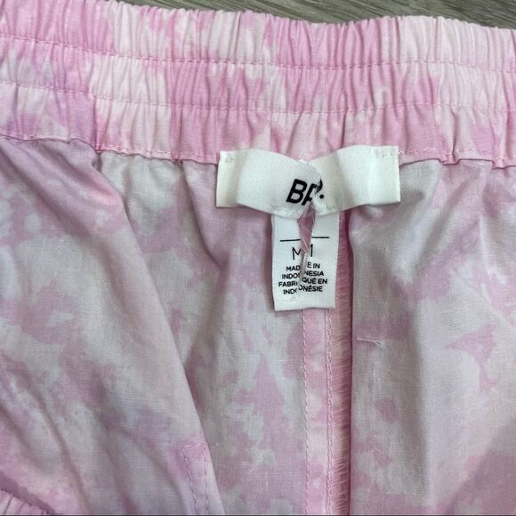 Bp Lightweight Cotton Short Pink tie dye summer shorts - Picture 4 of 7